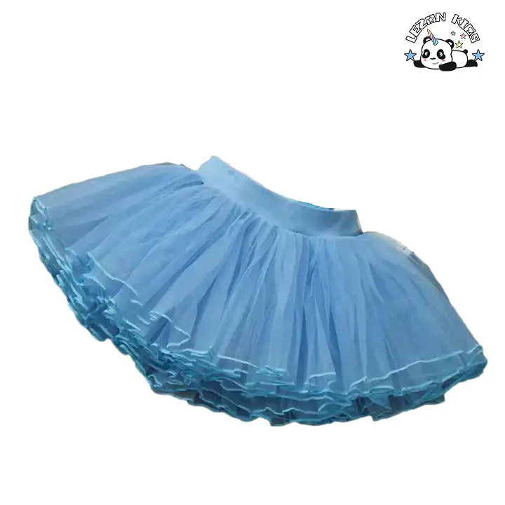 Customizable Factory Direct Price Multi-layer Girl's Boutique Skirt Girl Princess Ballet Dance Tulle Skirts - Product Image
