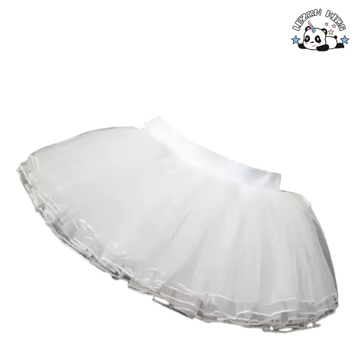 Customizable Factory Direct Price Multi-layer Girl's Boutique Skirt Girl Princess Ballet Dance Tulle Skirts - Product Image