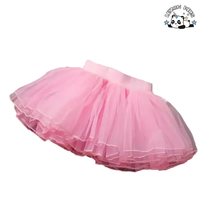 Customizable Factory Direct Price Multi-layer Girl's Boutique Skirt Girl Princess Ballet Dance Tulle Skirts - Product Image