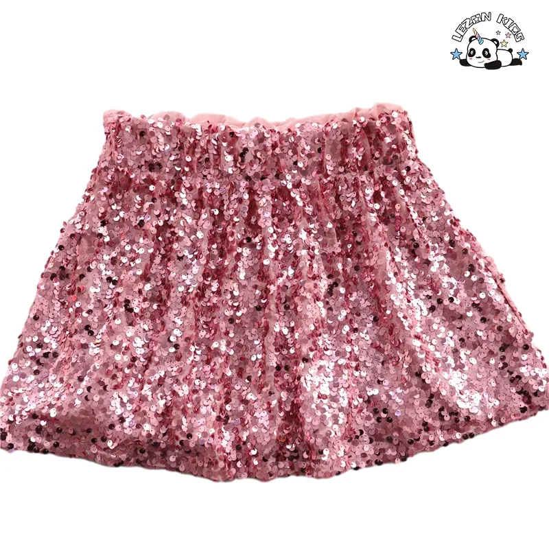 Personalize Diferentes Designs e Tecidos de Saia de Meninas Lantejoulas Moda Saias para Crianças de 2-8T