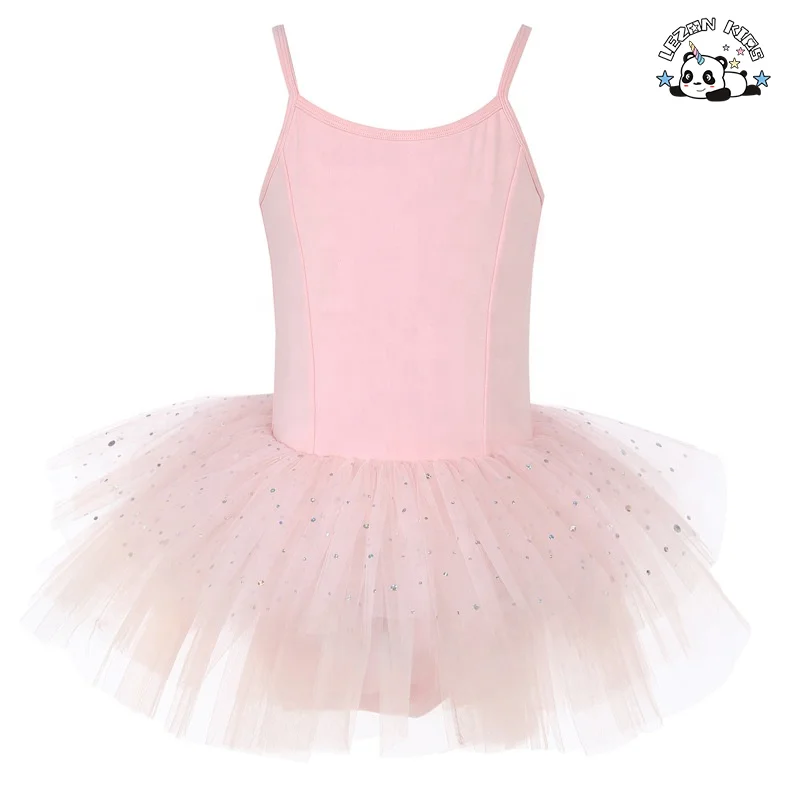 Vestido de Ballet Tutu para Meninas, Leotardo de Dança, Vestido de Tutu de Ballet, Mangas Longas, Algodão, para Crianças - Product Image