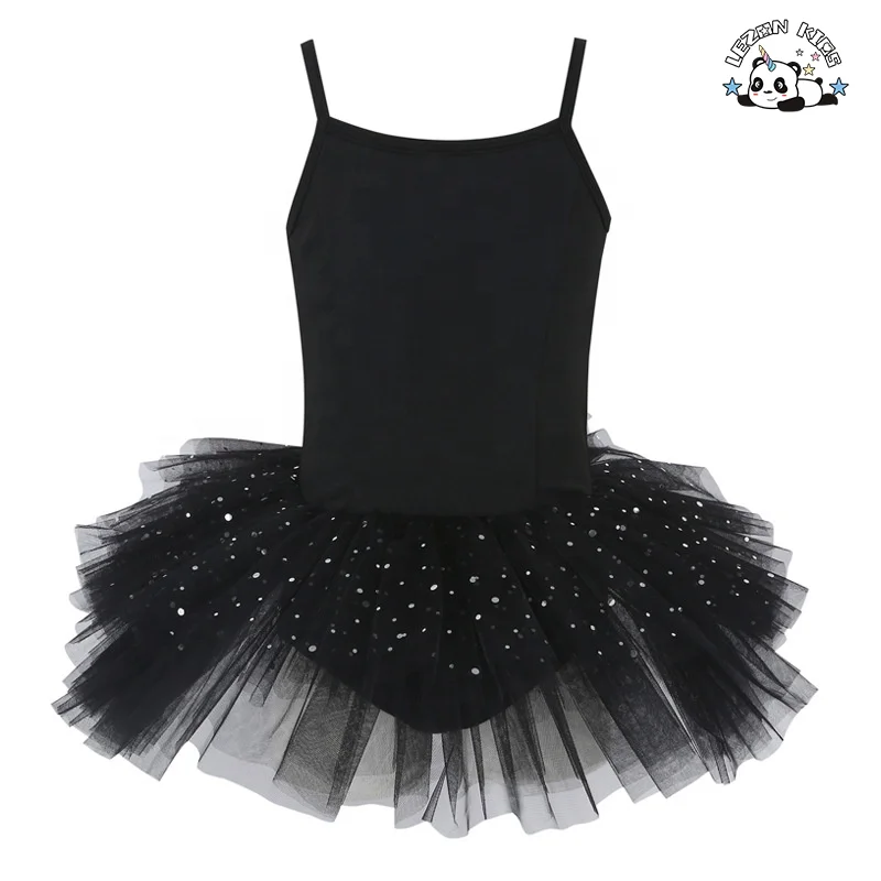 Vestido de Ballet Tutu para Meninas, Leotardo de Dança, Vestido de Tutu de Ballet, Mangas Longas, Algodão, para Crianças - Product Image