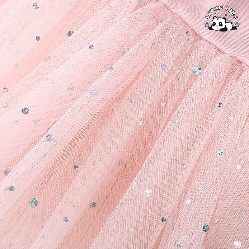 Vestido de Ballet Tutu para Meninas, Leotardo de Dança, Vestido de Tutu de Ballet, Mangas Longas, Algodão, para Crianças - Product Image