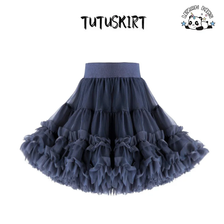 Saia de Puff de Alta Qualidade para Meninas, Saia de Princesa Fofa, Saia Tutu de Desempenho para Crianças - Product Image