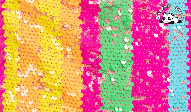 Saias Curtas de Meninas com Lantejoulas Coloridas e Bordadas, Respiráveis e Personalizadas para Crianças de 2 a 14 Anos - Product Image