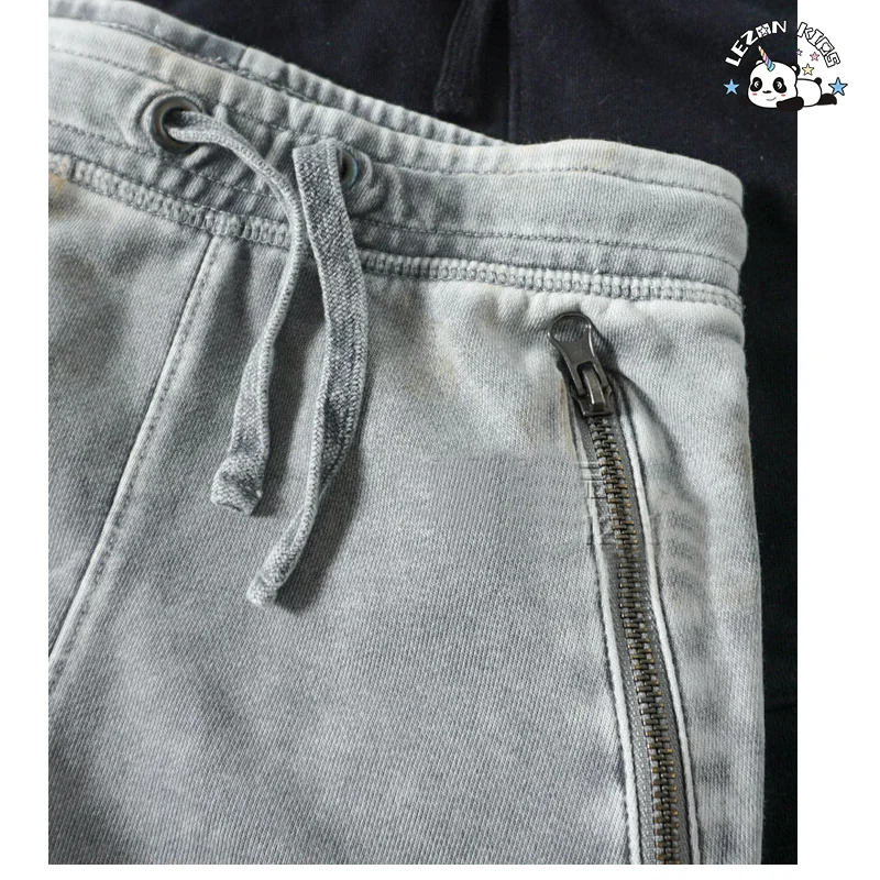 Calças largas e confortáveis para meninos, calças harém, calças de treino hip hop pretas para meninos de 2 a 12 anos - Product Image