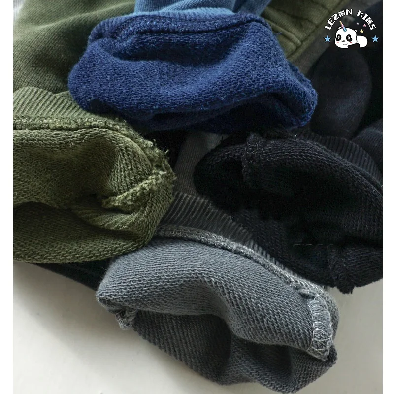 Calças largas e confortáveis para meninos, calças harém, calças de treino hip hop pretas para meninos de 2 a 12 anos - Product Image