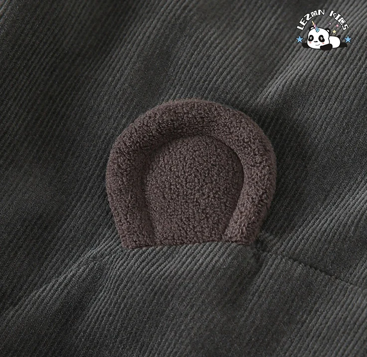 Calças personalizadas unissex para crianças em corduroy sólido, calças de algodão para meninos de 2 a 14 anos - Product Image